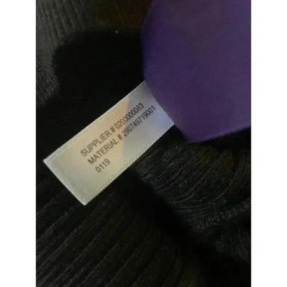 Ralph Lauren Collection Purple Label Sequin Mini Dress Wool XS Black Gold 0 2 - Picture 10 of 14